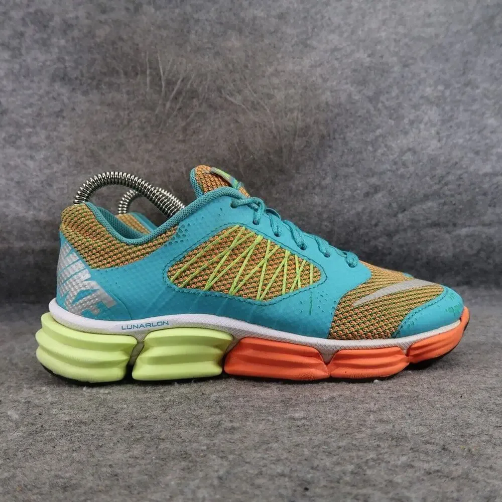 Nike Shoes Kids 4 Sneakers Athletic Colorful Lunar Sprint Running Active Casual